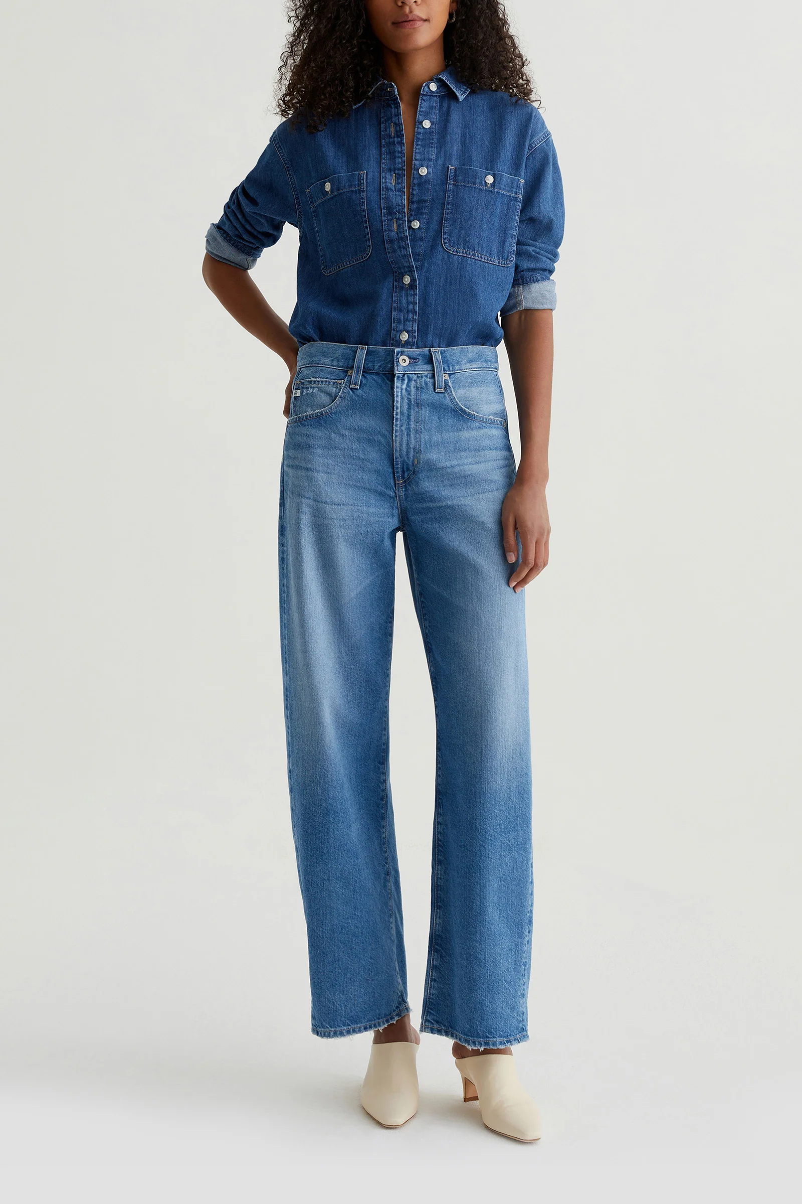 AG Hattie High-Rise Barrel Jean - Image 2