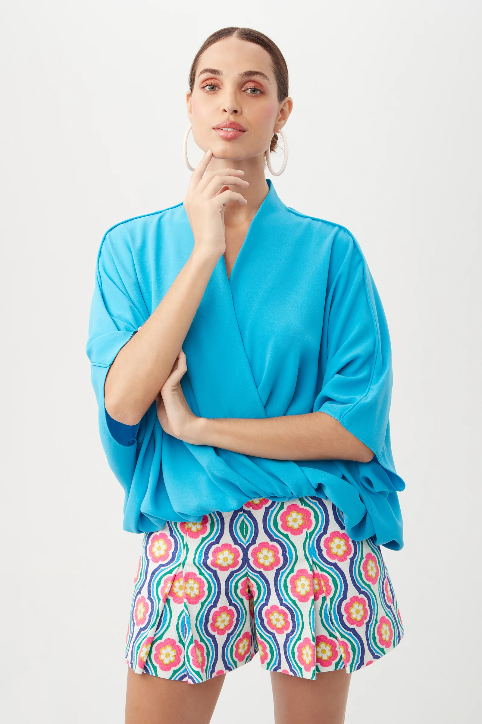 Anora V-Neck Wrap Top - Image 4