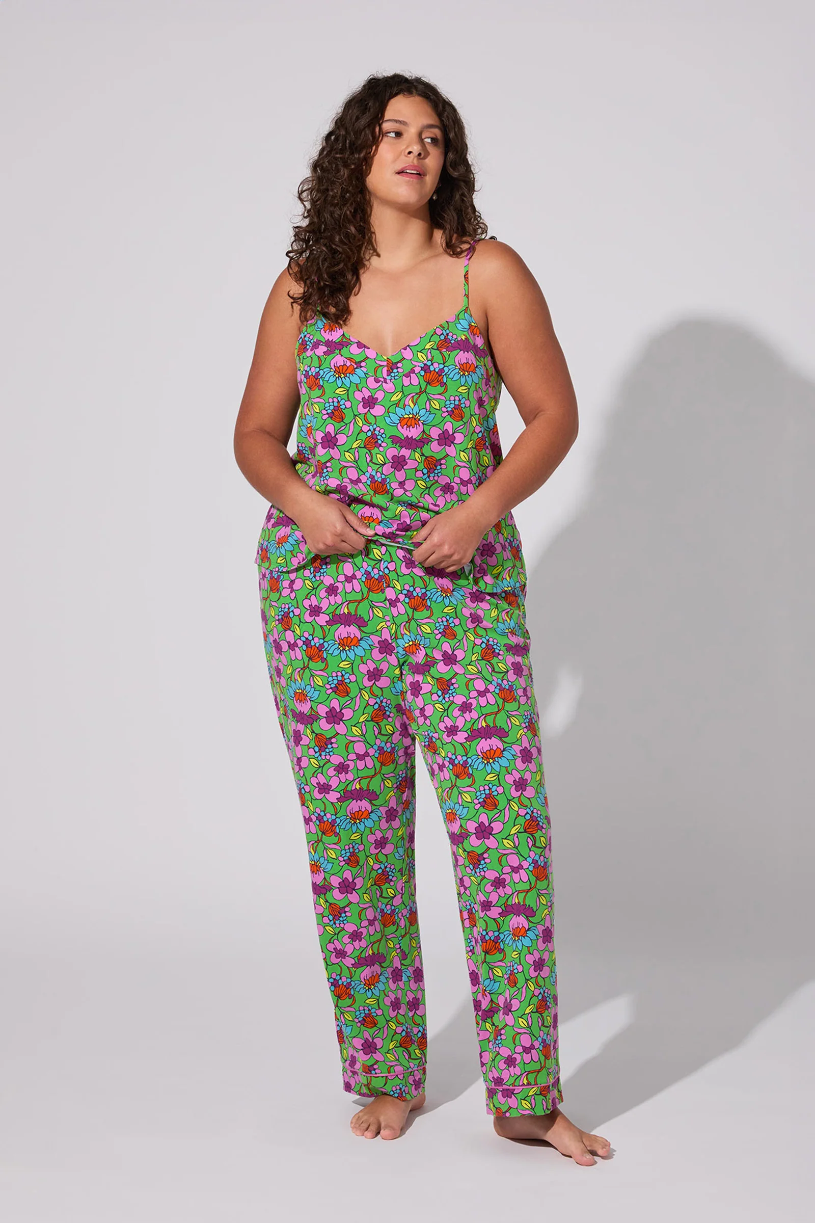 Cami PJ Set - Garden Floral - Image 5