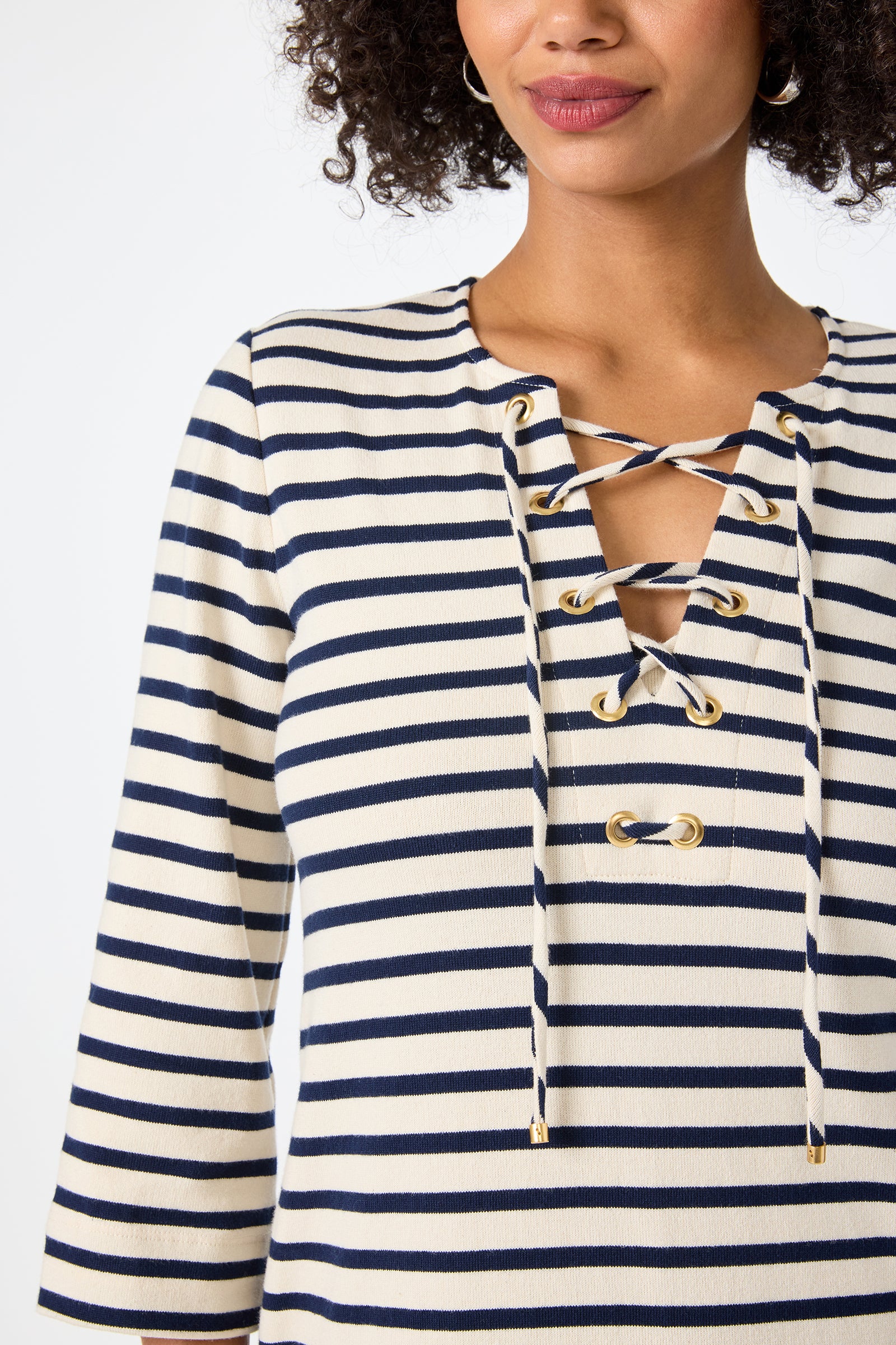 Catamaran 3/4 Sleeve Maxi Dress - Image 4