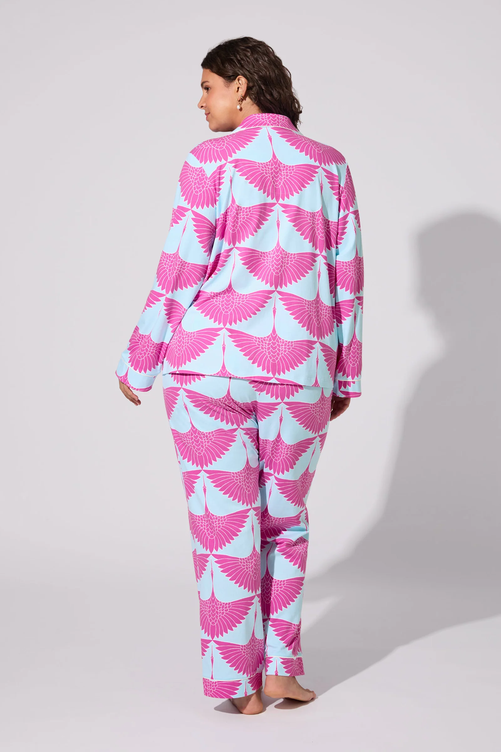 Classic Pj Set - Cranes - Image 6