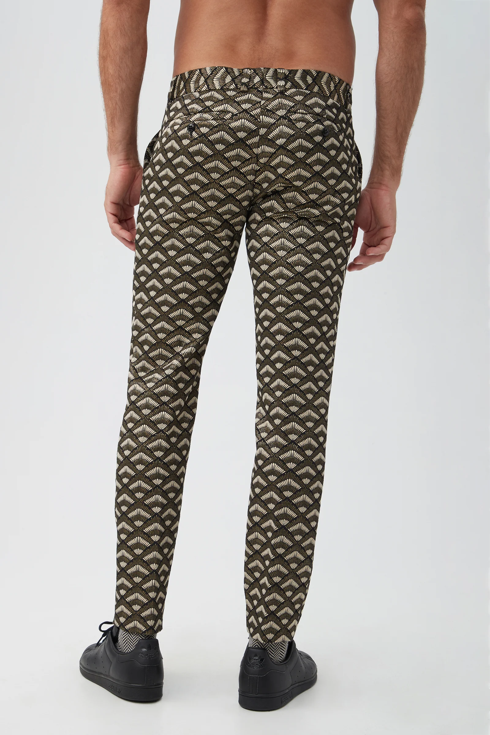 Clyde Sensu Jacquard Slim Trousers - Image 2