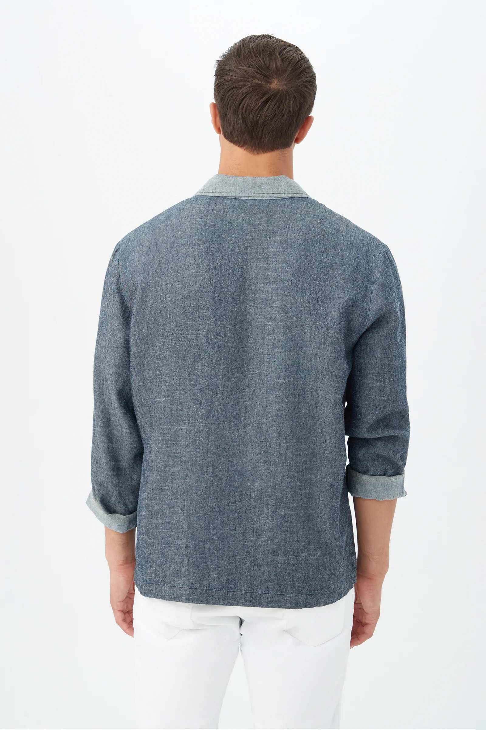 Holmes Long-Sleeve Pullover - Chambray - Image 3