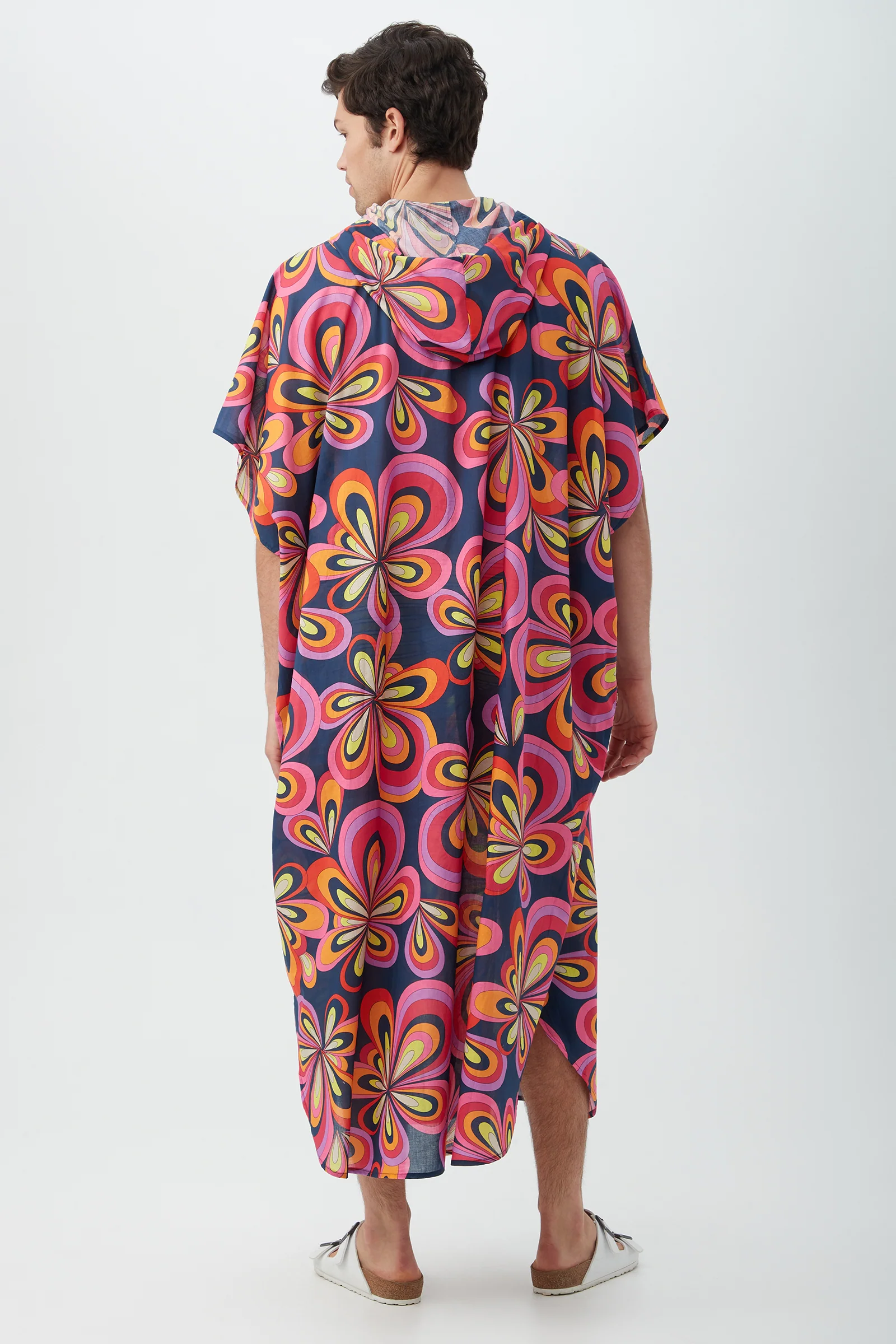 Hurley 2 Caftan - Boca Blooms Cotton Voile - Image 3