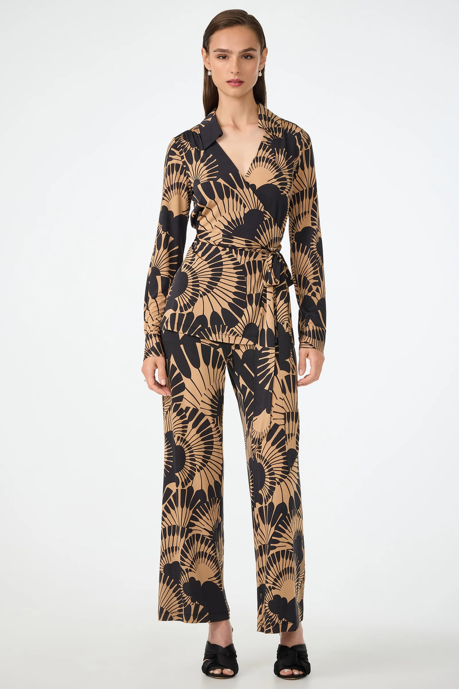 Makeba Wrap Top - Juniper Jersey - Image 2