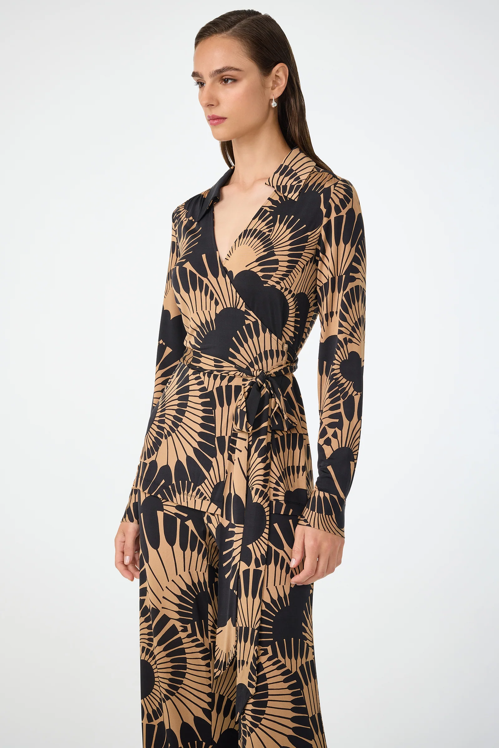 Makeba Wrap Top - Juniper Jersey - Image 3