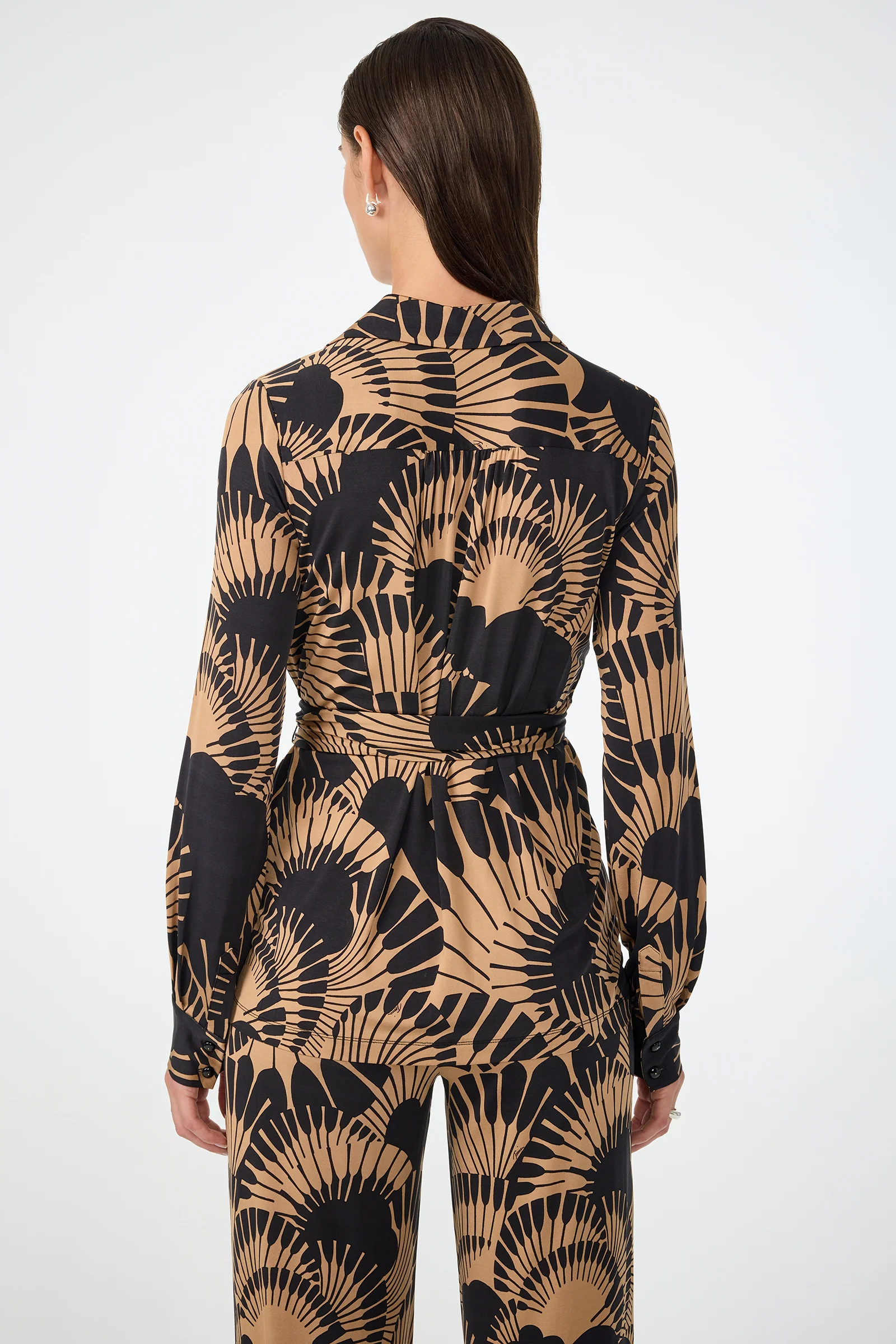Makeba Wrap Top - Juniper Jersey - Image 4