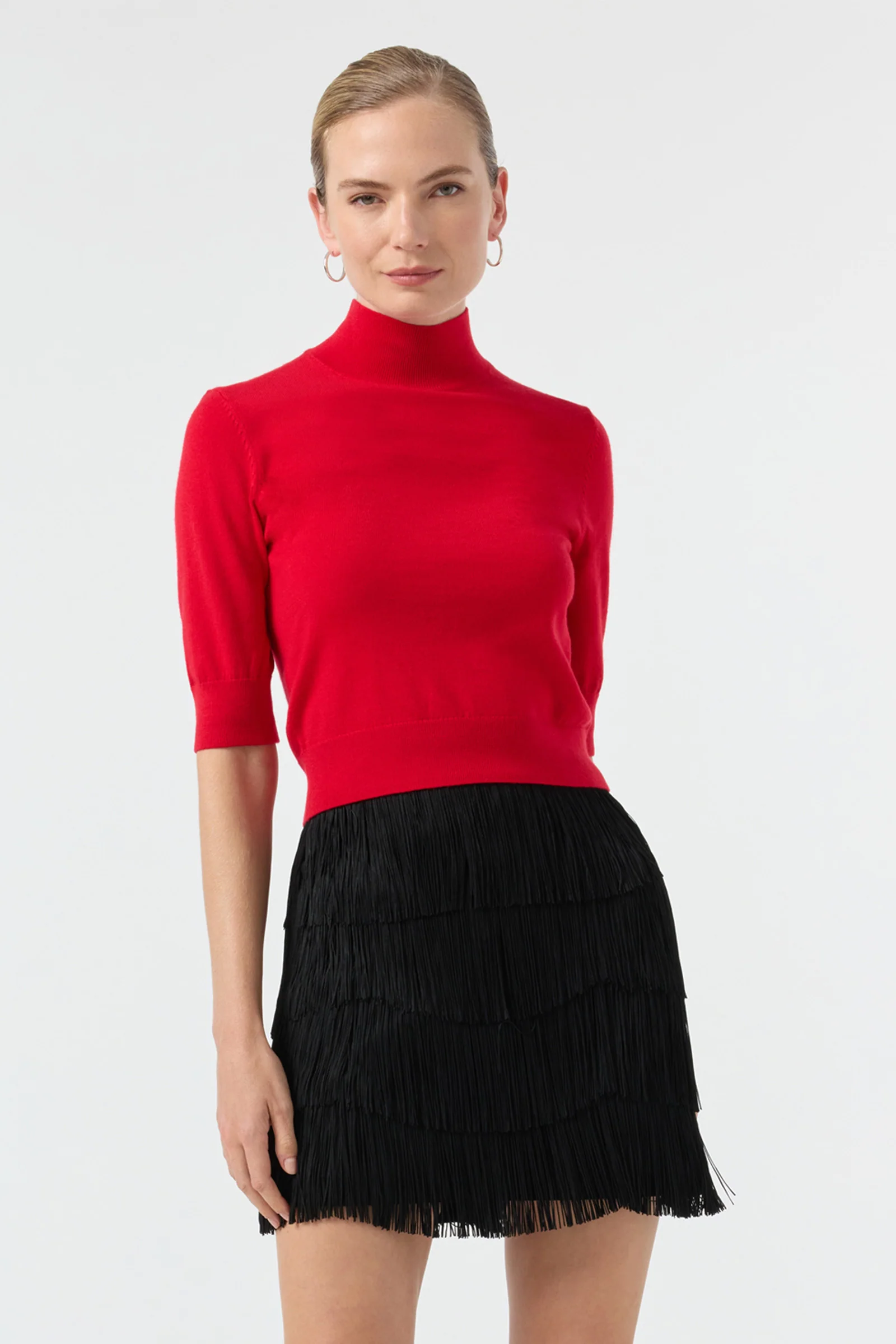 Mali Mock Neck Pullover