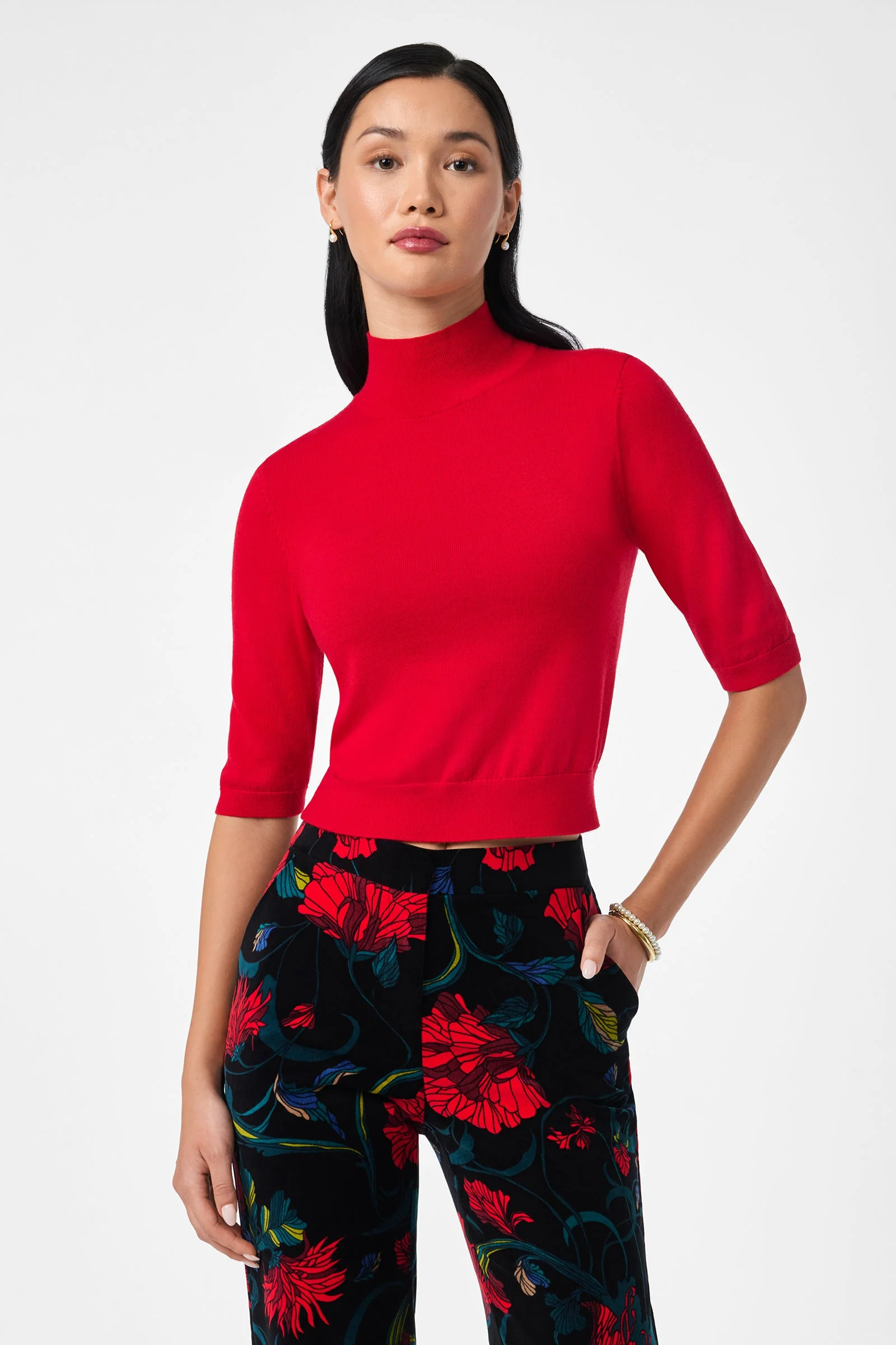 Mali Mock Neck Pullover - Image 3