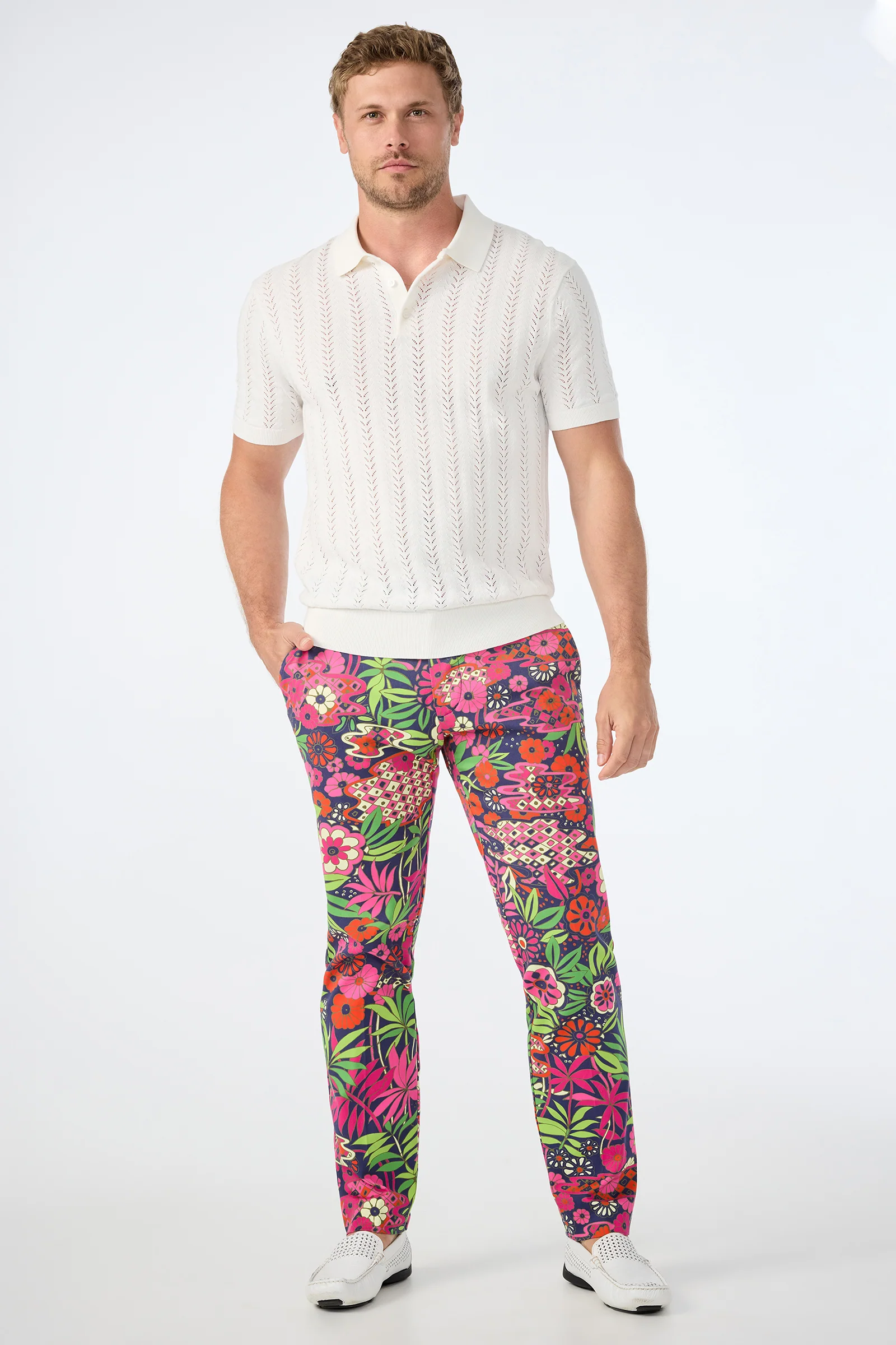 Clyde Slim Trouser - Fumi Floral - Image 2