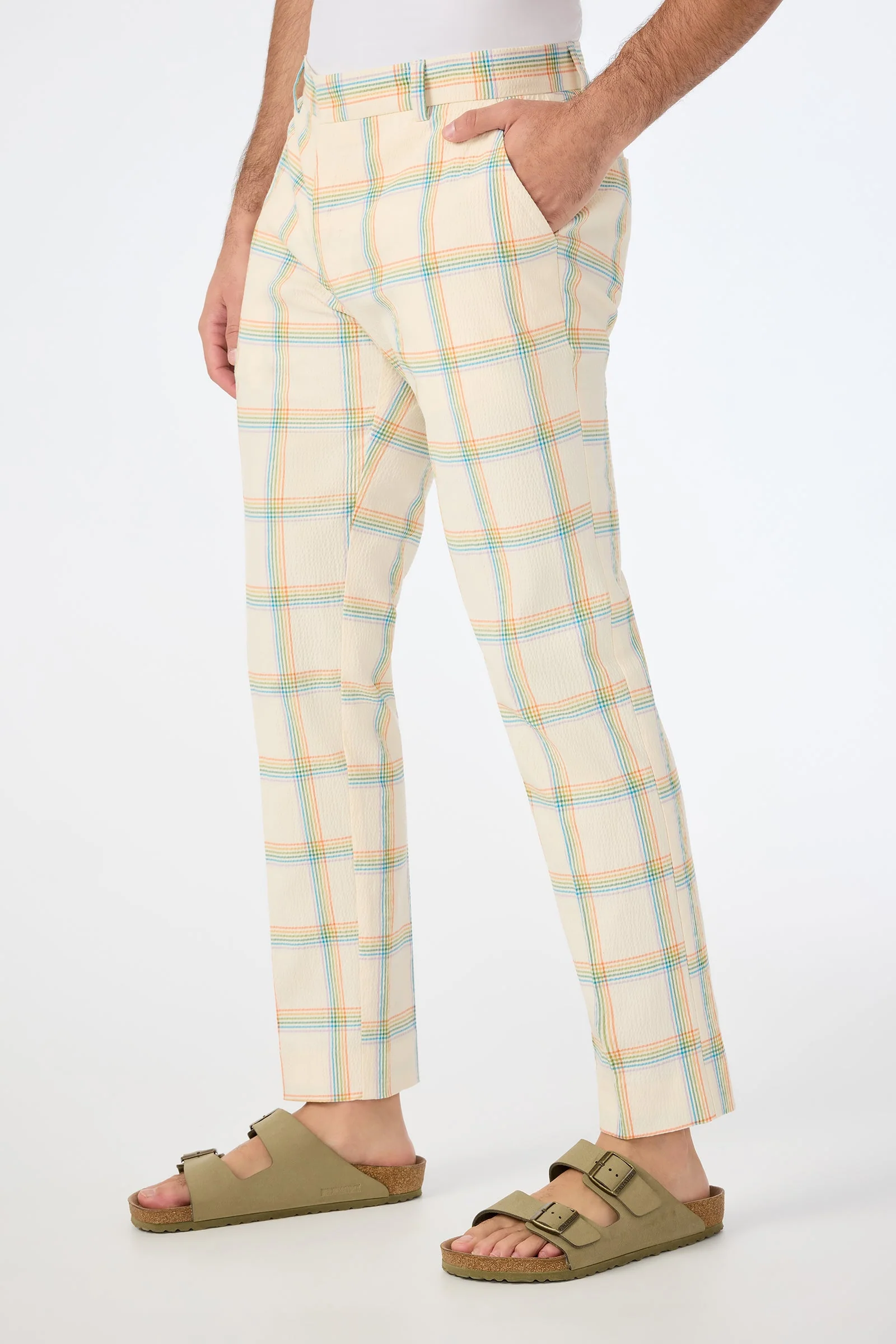 Clyde Slim Trouser - Pride Plaid - Image 7