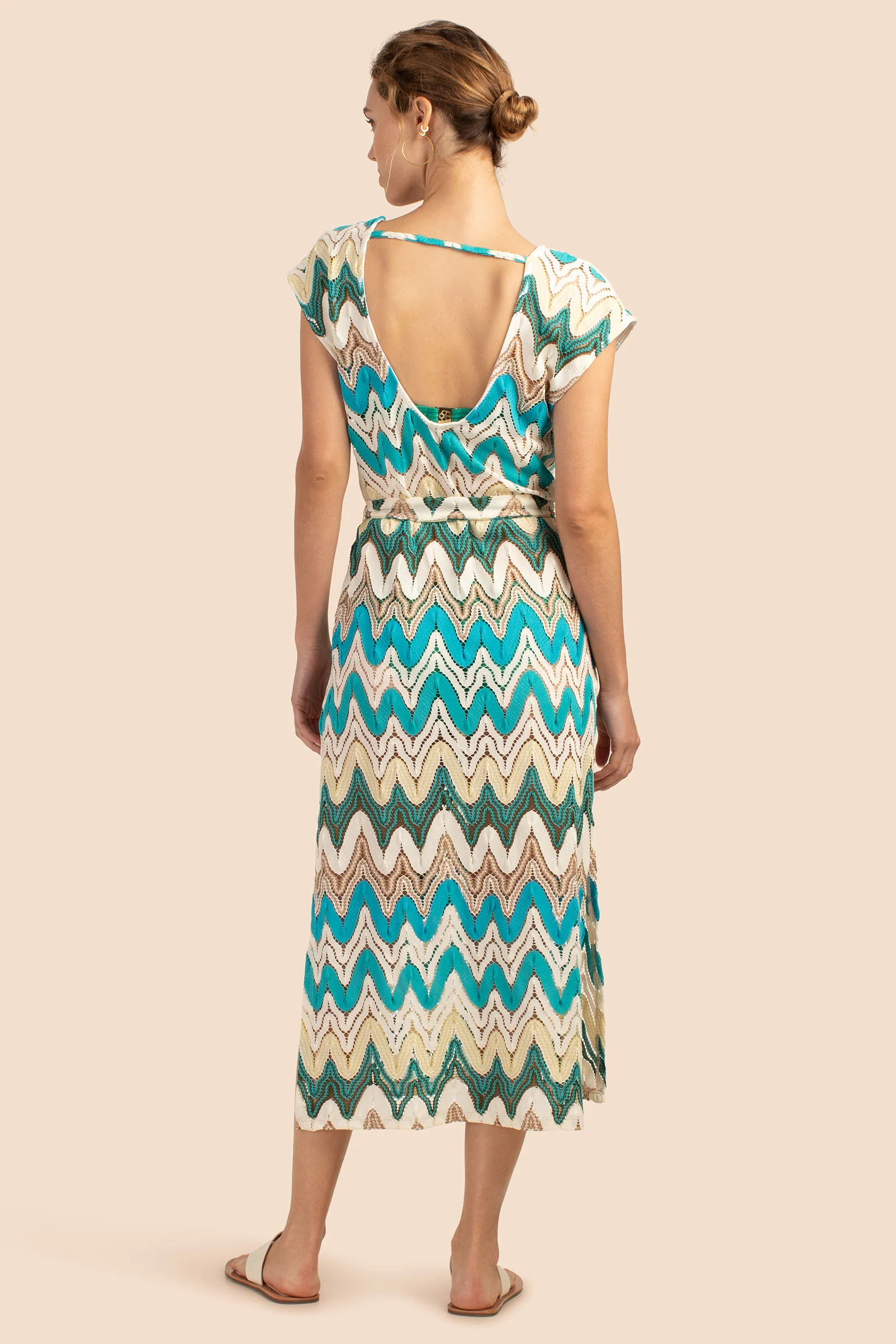 Palisades Crochet Column Dress - Image 2
