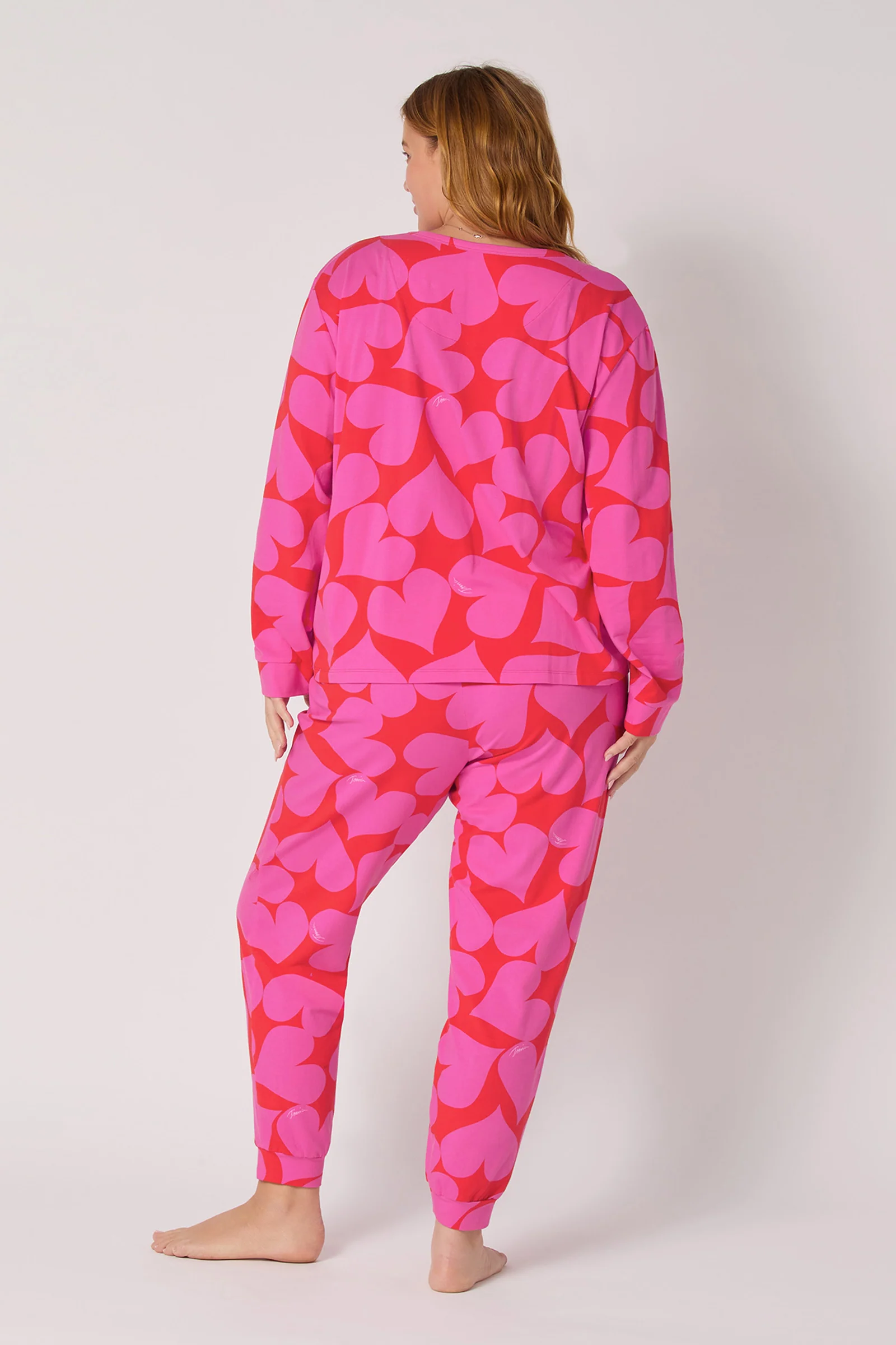 Pullover PJ Set - Hearts - Image 6