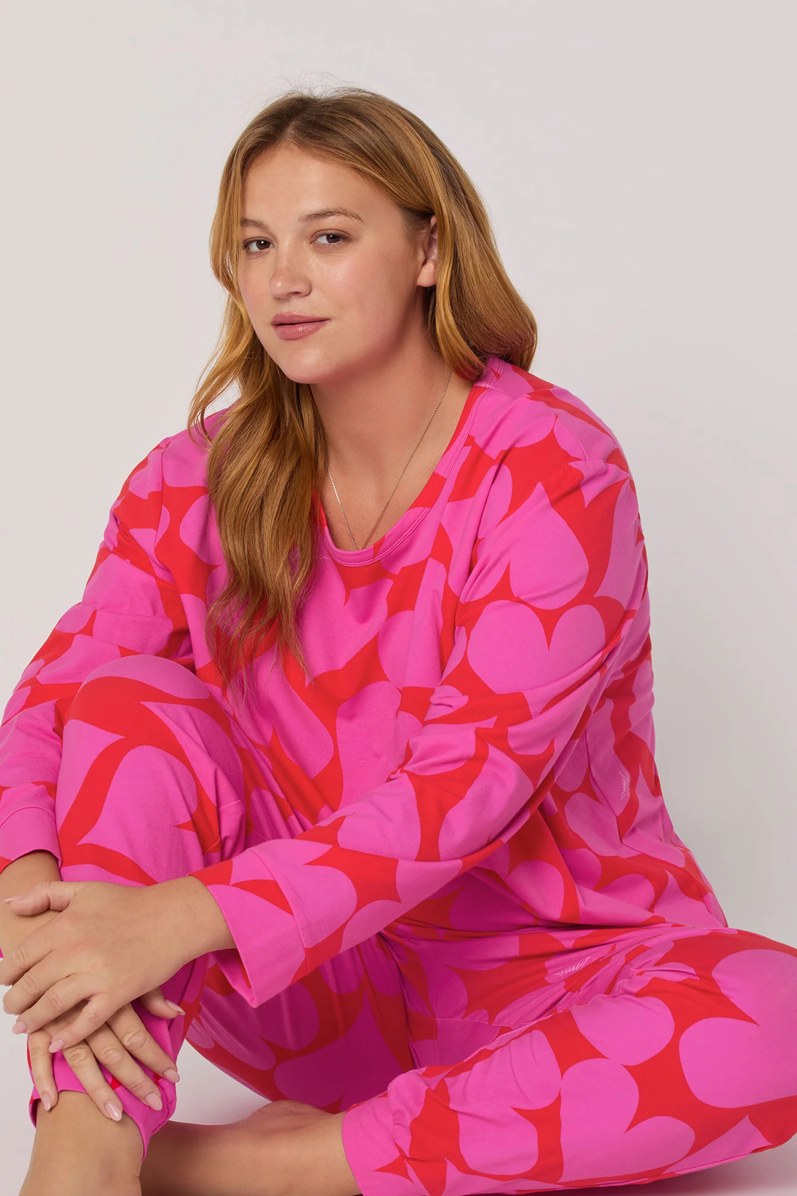 Pullover PJ Set - Hearts - Image 7