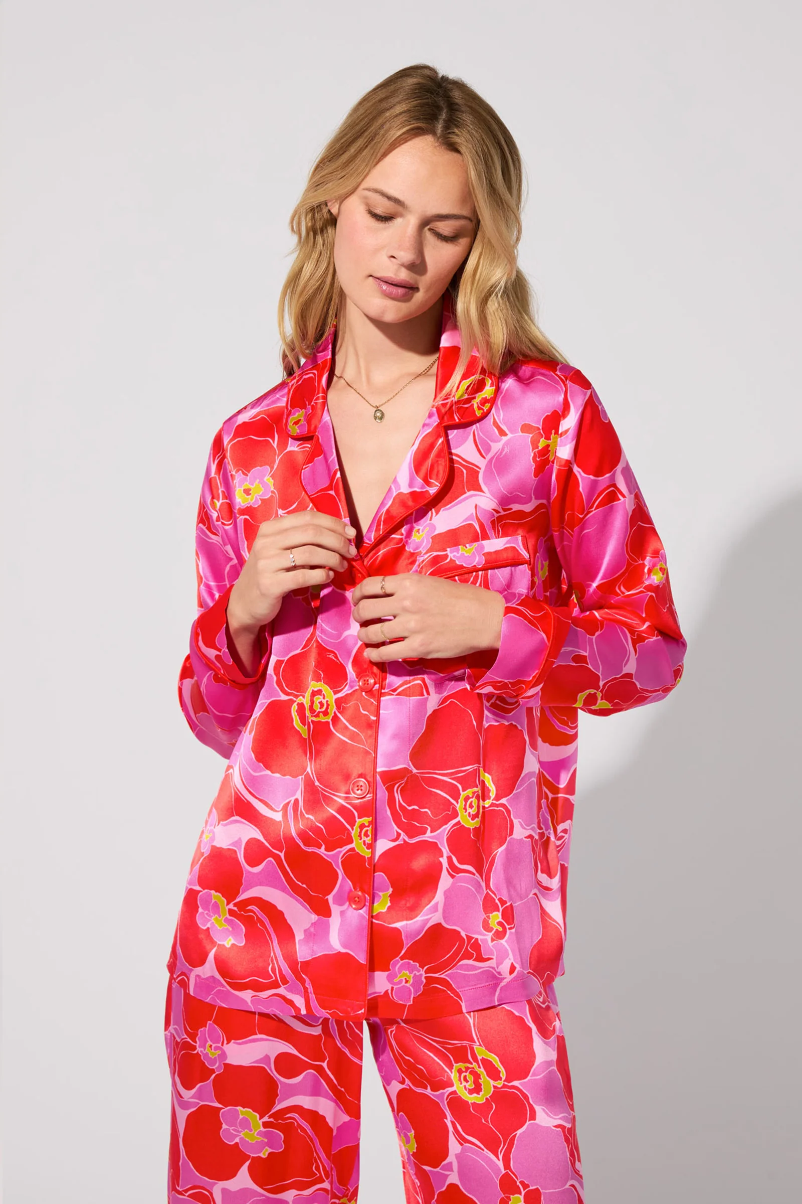 Silk Classic PJ Set - Winter Orchids - Image 2